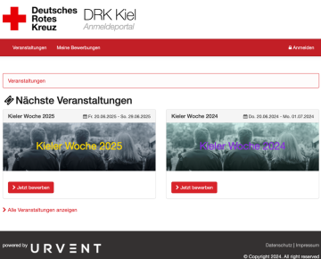 DRK Kiel Anmeldeportal