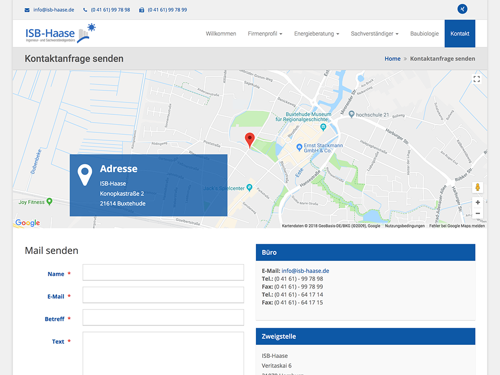 Kontakt und Anfahrtsbeschreibung