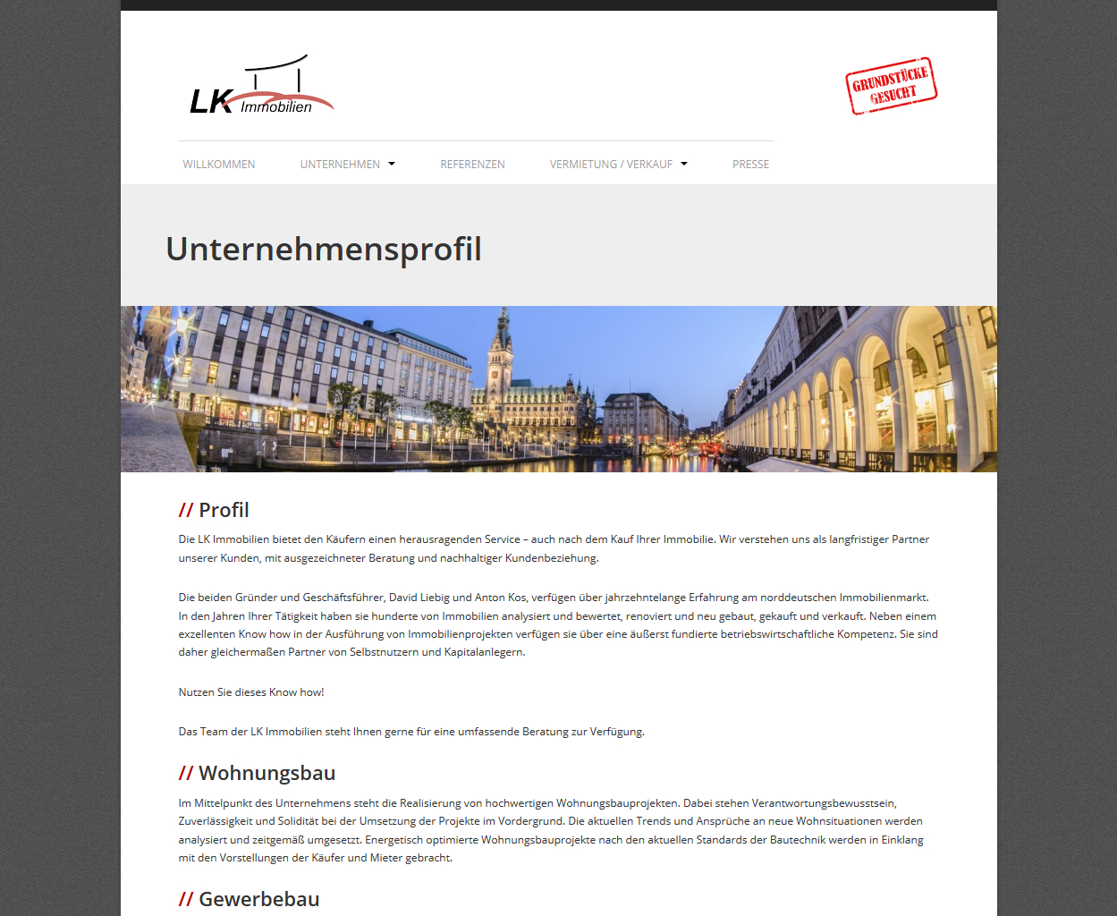 Profil des Unternehmens